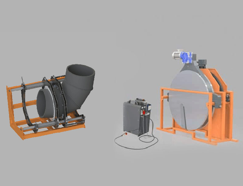 WE1200 Polyethylene Pipe Hydraulic Butt Welding & Elbow Machine